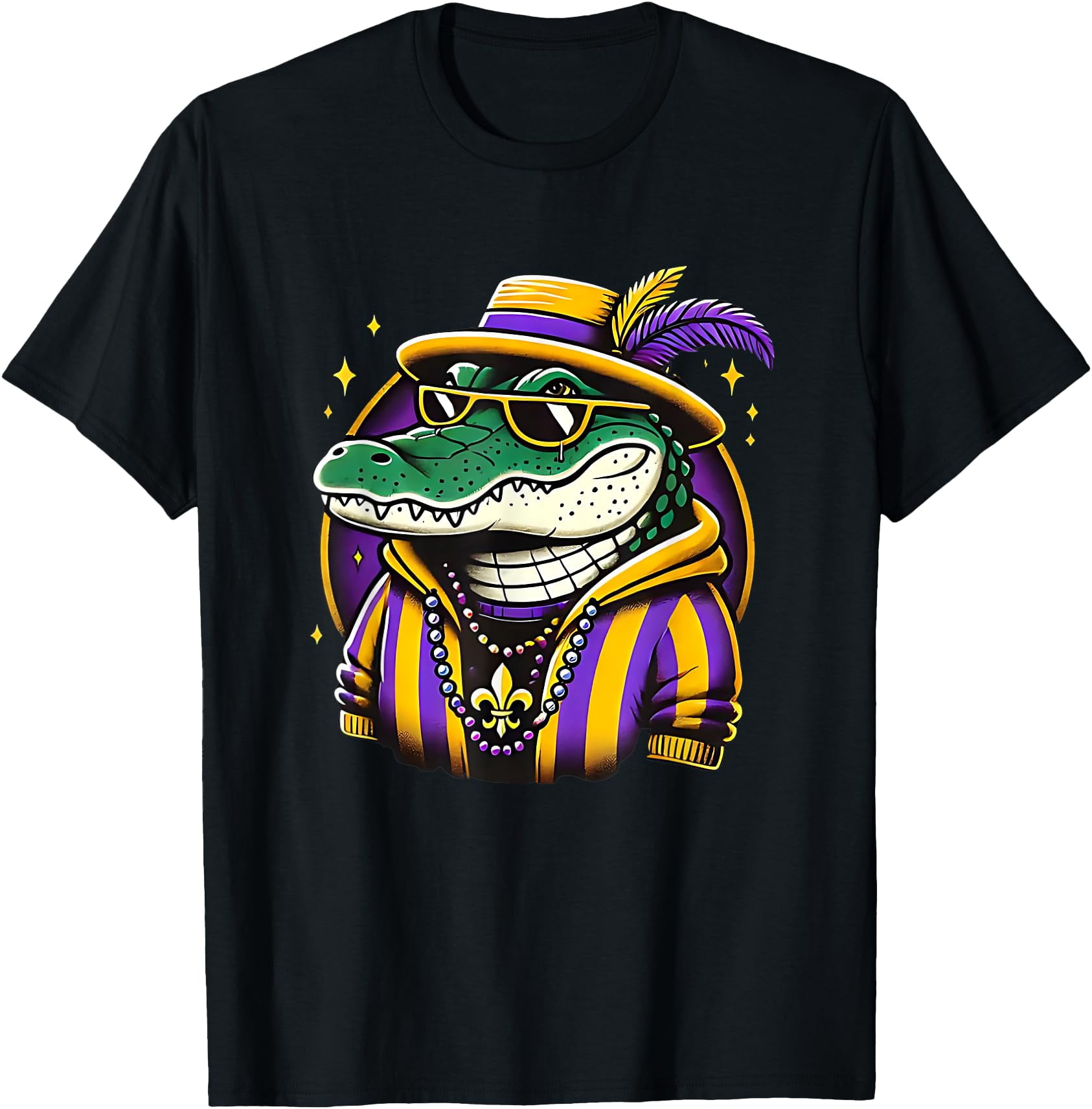 Mardi Gras Alligator Sleeveless Bubble main image 0
