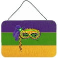 thumbnail image 1 of Mardi Gras Aluminium Metal Wall or Door Hanging Print, 1 of 1
