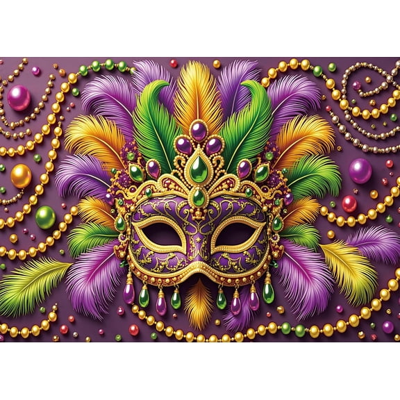 Mardi Gras Backdrop Carnival Masquerade Mask Photography Background Mardi Gras Birthday Party Decorations Banner Photo Booth Props