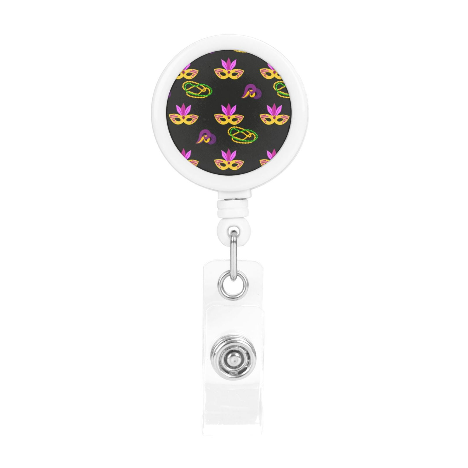 mardi gras badge reel