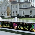 Mardi Gras Banner for Fence Balcony New Orleans Themed Party ration