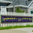 Mardi Gras Banner for Fence Balcony New Orleans Themed Party ration
