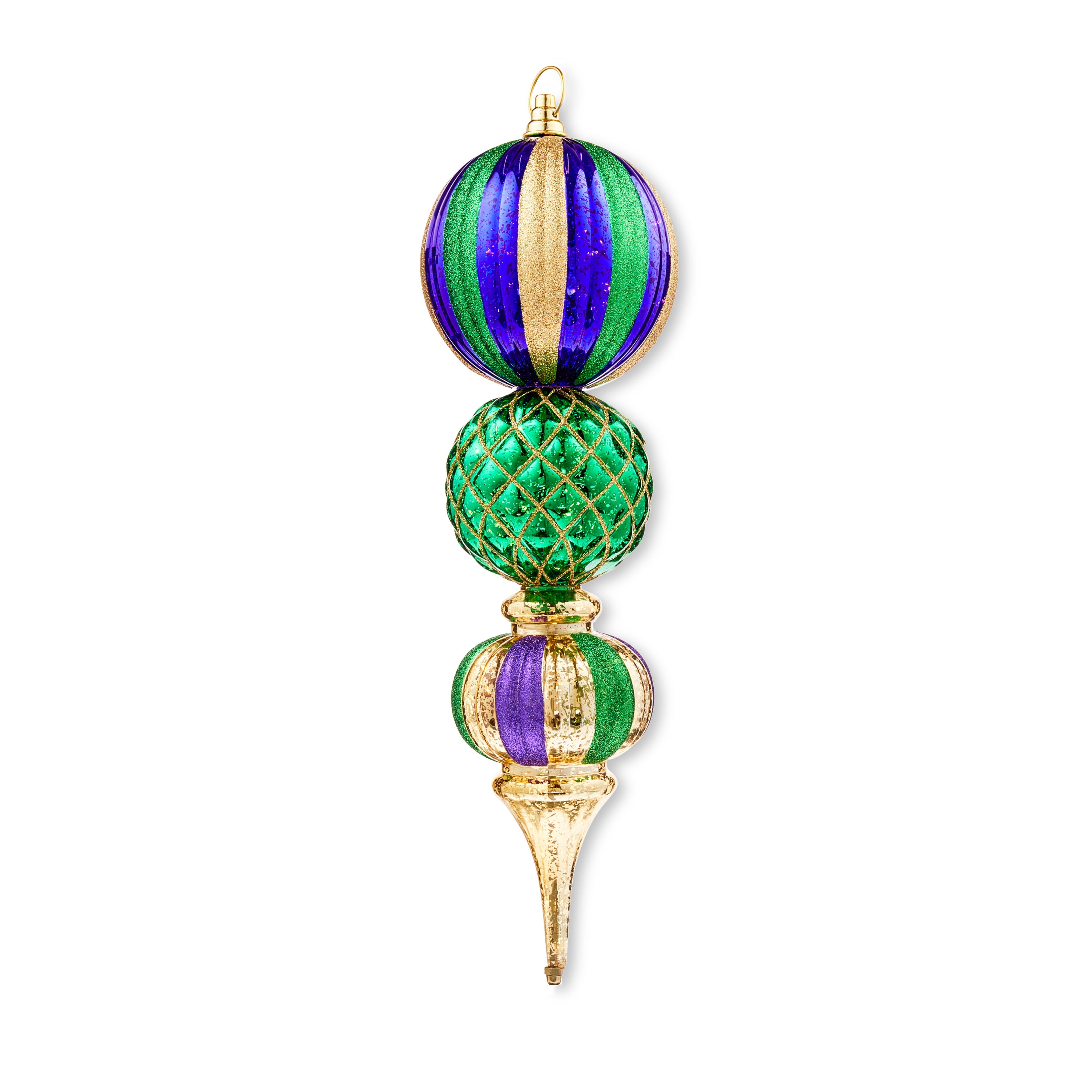 mardi gras jumbo bead garland