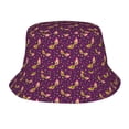 thumbnail image 1 of Mardi Gras Bucket Hat Foldable Fisherman Outdoor Summer Camping Travel Hiking Caps for Men Women, 1 of 7