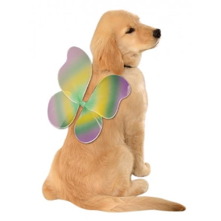 Pet Mardi Gras Wings - Purple Green Yellow - 2 sizes