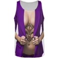 thumbnail image 1 of Mardi Gras Cajun Girl Tease All Over Adult Tank Top - 2X-Large, 1 of 1