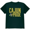 thumbnail image 1 of Mardi Gras Cajun Pride Fleur De Lis Youth T Shirt Forest Green YMD, 1 of 1
