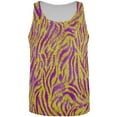 thumbnail image 1 of Mardi Gras Cajun Tiger Costume All Over Mens Tank Top Multi X-LG, 1 of 2