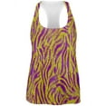 thumbnail image 1 of Mardi Gras Cajun Tiger Costume All Over Womens Work Out Tank Top Multi X-LG, 1 of 2