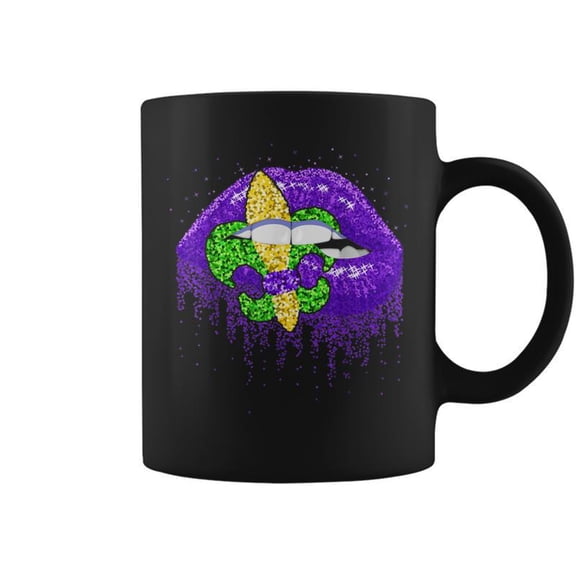 Mardi Gras Carnival Costume Party Gift Lips Cute Coffee Mugs