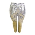 thumbnail image 1 of Mardi Gras Carnival Sequin Pants for Girls Silver Boys And Spring/Autumn Multicolor Solid Party Birthday Performance, 1 of 3