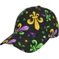 mardi gras snapback hat