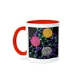 thumbnail image 1 of 3dRose, Mardi Gras Coins, 11oz Two-Tone Red Mug, 1 of 7