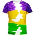 thumbnail image 1 of Mardi Gras Color Me Cajun All Over Mens T Shirt Multi X-LG, 1 of 2