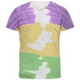 thumbnail image 1 of Mardi Gras Color Me Cajun Mens Soft V-Neck T Shirt Heather White MD, 1 of 2