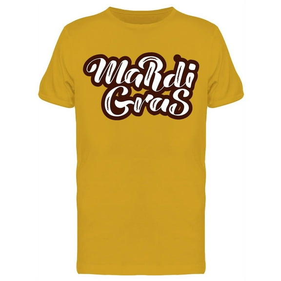 Mardi Gras. Cool Sticker T-Shirt Men -Image by Shutterstock, Male 3X-Large