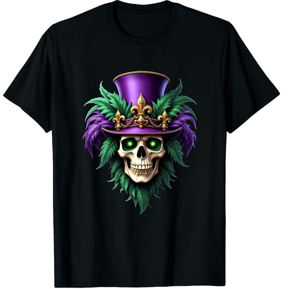 Mardi Gras Costume Sugar Skull Carnival Halloween Witch Graphic Crew Neck Short Sleeve T-Shirts (Men's, Women's)