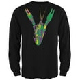 thumbnail image 1 of Mardi Gras Crawfish Black Adult Long Sleeve T-Shirt - 2X-Large, 1 of 1