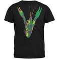 thumbnail image 1 of Mardi Gras Crawfish Black Adult T-Shirt - 3X-Large, 1 of 1