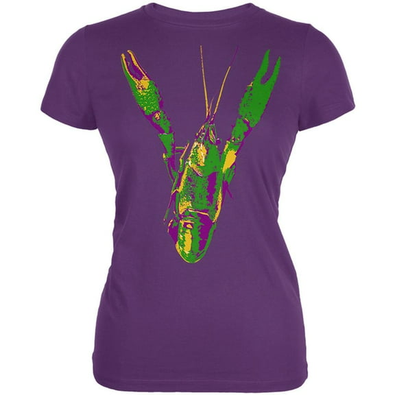Mardi Gras Crawfish Juniors Soft T Shirt