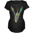 thumbnail image 1 of Mardi Gras Crawfish Maternity Soft T Shirt Black MD, 1 of 1
