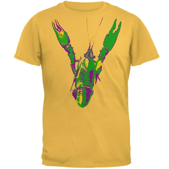 Mardi Gras Crawfish Mens T Shirt Honey SM