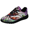 thumbnail image 1 of Mardi Gras Crawfish Shoes Sneakers Black Size 9.5, 1 of 7