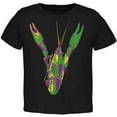 thumbnail image 1 of Mardi Gras Crawfish Toddler T Shirt Black Toddler Size 5/6, 1 of 1