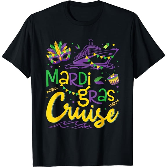 Mardi Gras Cruise Squad 2024 Matching Group Family Vacation T-Shirt