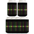 thumbnail image 1 of Mardi Gras Decor Mardi Gras Word Art 6-Pack Can Drink Sleeves, 1 of 8