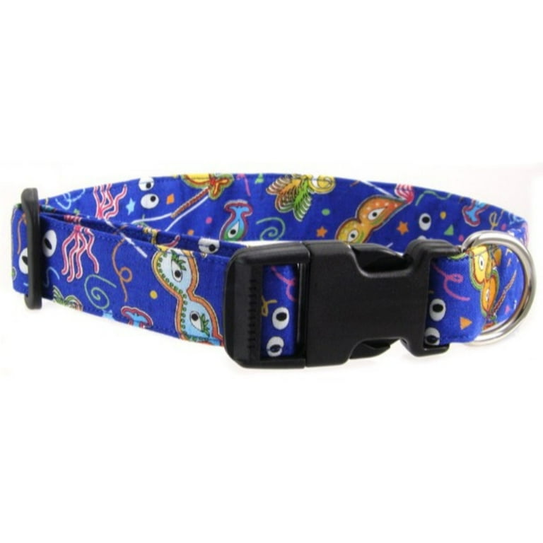 Mardi gras dog store collar