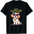 thumbnail image 1 of Mardi Gras Dog Lover New Orleans Louisiana Carnival Graphic Crew Neck Short Sleeve T-Shirts (Men's, Women's), 1 of 4