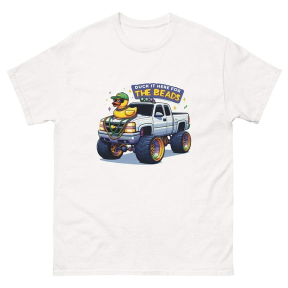 Mardi Gras Duck Truck tee