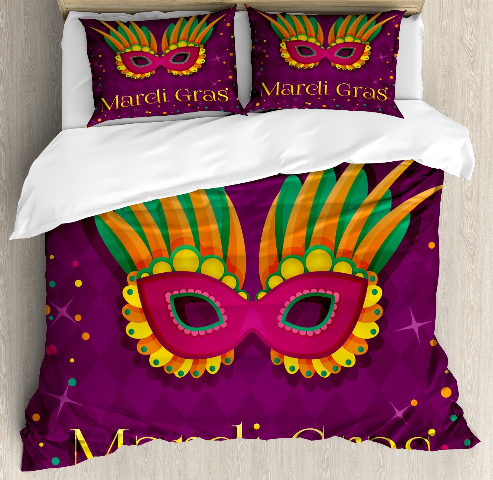 mardi gras bedding