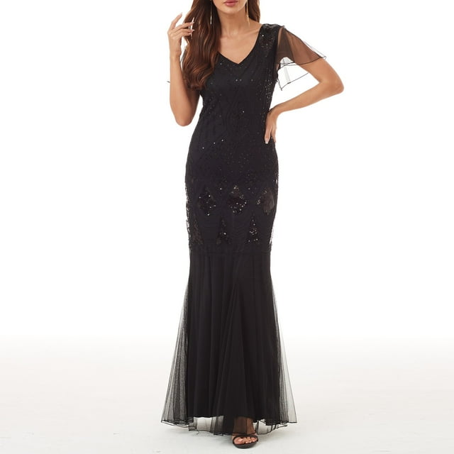mardi gras evening gown