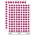 thumbnail image 1 of Mardi Gras Feather Party Mask 200+ Round Stickers - Light Pink - Gloss Finish - 0.50" Size, 1 of 3