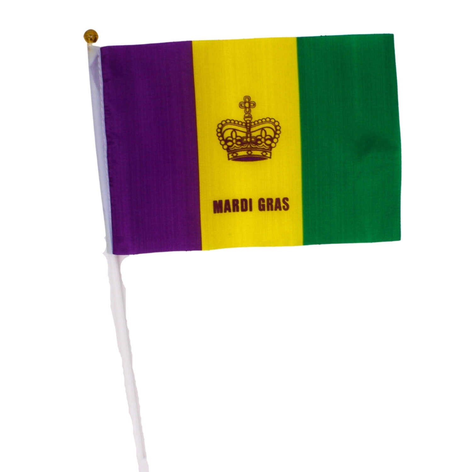 Briarwood Lane Mardi Gras Fleur-De-Lis Double Sided House Flag – 40x28 Inch, Polyester