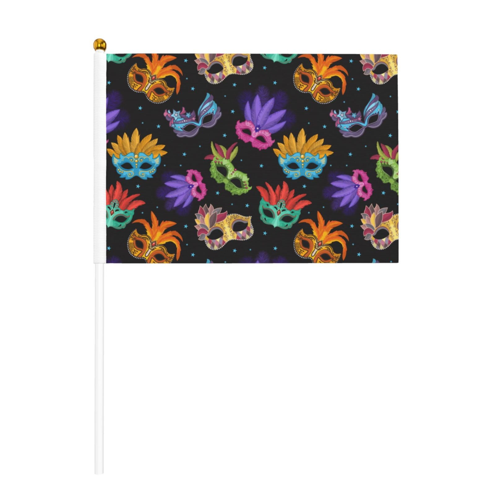 mardi gras flags