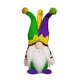 thumbnail image 1 of Mardi Gras Gnomes Decorations, Mask Plush Decor, New Orleans Party Tiered Tray Decor, Home Office Supply,B, 1 of 6