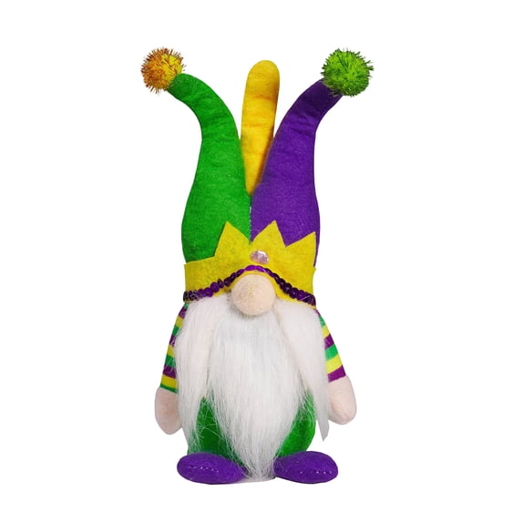 Mardi Gras Gnomes Decorations, Mask Plush Decor, New Orleans Party Tiered Tray Decor, Home Office Supply,B