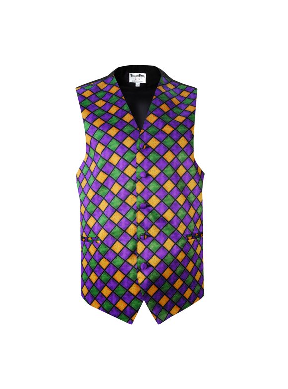 mardi gras suit vest