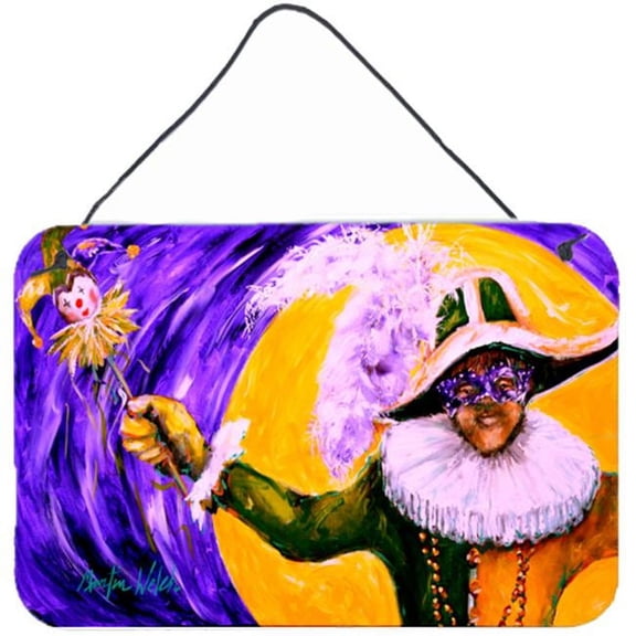 Mardi Gras Hey Mister Aluminium Metal Wall or Door Hanging Print