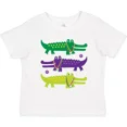 thumbnail image 1 of Mardi Gras Holiday Alligators Toddler T-Shirt Parade Party Cute Childs Baby Clothing, Cute Baby Shirt, TODDLER SHORT SLEEVE TEE BELLA CANVAS 3001T, 1 of 3