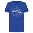 thumbnail image 1 of Mardi Gras In Cursive With Rays T-Shirt Men -Image by Shutterstock, Male Small, 1 of 2