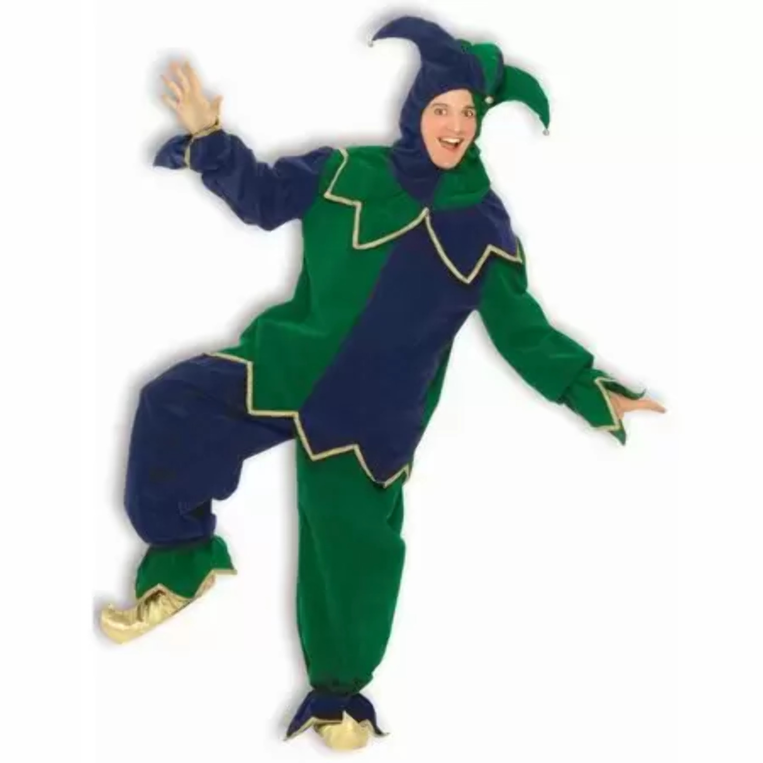 Mardi Gras Jester Adult Costume - Walmart.com
