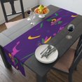 thumbnail image 1 of Mardi Gras King Cake Design | Let The Good Times Roll | Laissez Les Bon Temps Rouler 90"x16" Polyester Table Runner, 1 of 1