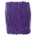 thumbnail image 1 of Mardi Gras Krewe Purple Mardi Gras Beads - 33 Inch 7mm, 72 Necklaces, 1 of 6