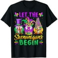 thumbnail image 1 of Mardi Gras Let The Shenanigans Begin Gnomies Men Women T-Shirt, 1 of 3