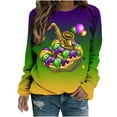 Mardi Gras Long Sleeve T Shirt 2025 Funny Fat Tuesday Tee Shirt New