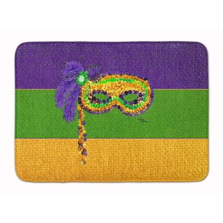 Mardi Gras Machine Washable Memory Foam Mat
